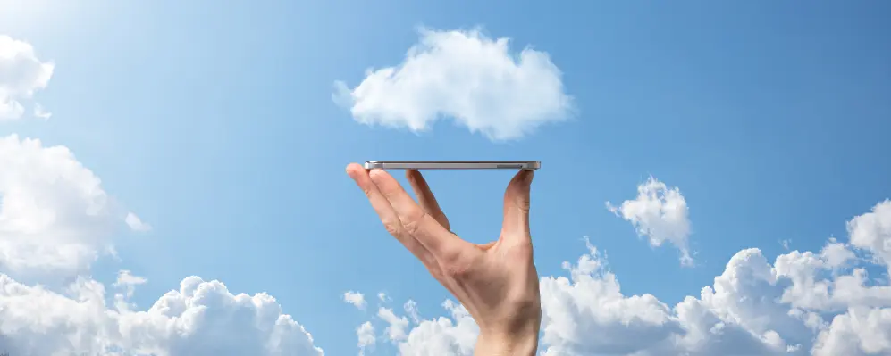 EasyData platform interface toont Cloud diensten